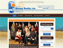 Tablet Screenshot of berneyrealty.com